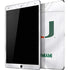 University of Miami White Jersey iPad Skins