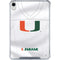 University of Miami White Jersey iPad 11th Gen (2025) Clear Case