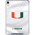 University of Miami White Jersey iPad 11th Gen (2025) Clear Case