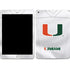 University of Miami White Jersey Apple iPad Skin