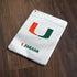 University of Miami White Jersey Apple iPad Skin