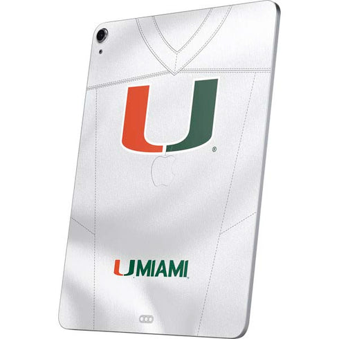 University of Miami White Jersey Apple iPad Air Skin
