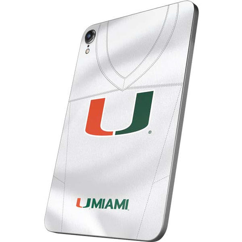 University of Miami White Jersey Apple iPad Mini Skin