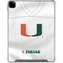 University of Miami White Jersey iPad Pro 12.9in (2020) Clear Case