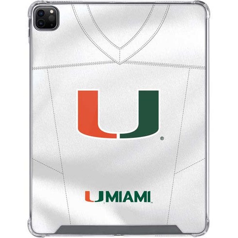 University of Miami White Jersey iPad Cases