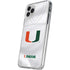 University of Miami White Jersey iPhone 11 Pro Clear Case
