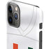 University of Miami White Jersey iPhone 11 Pro Lite Case