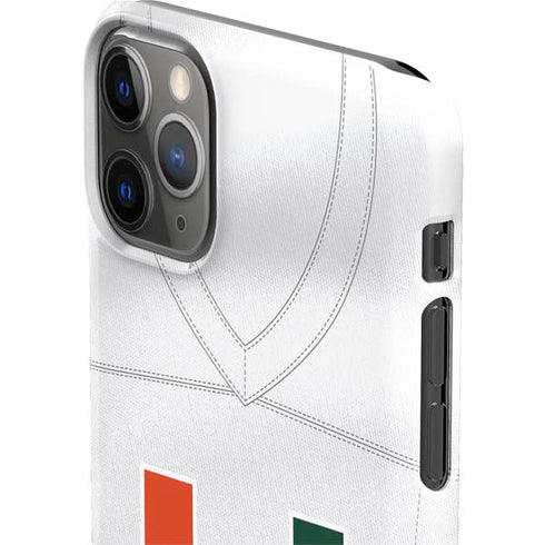 University of Miami White Jersey iPhone 11 Pro Max Lite Case