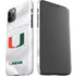 University of Miami White Jersey iPhone 11 Pro Max Lite Case