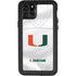 University of Miami White Jersey iPhone 11 Pro Max Waterproof Case