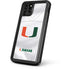 University of Miami White Jersey iPhone 11 Pro Waterproof Case