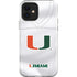 University of Miami White Jersey iPhone 12 Impact Case