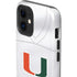 University of Miami White Jersey iPhone 12 Mini Impact Case