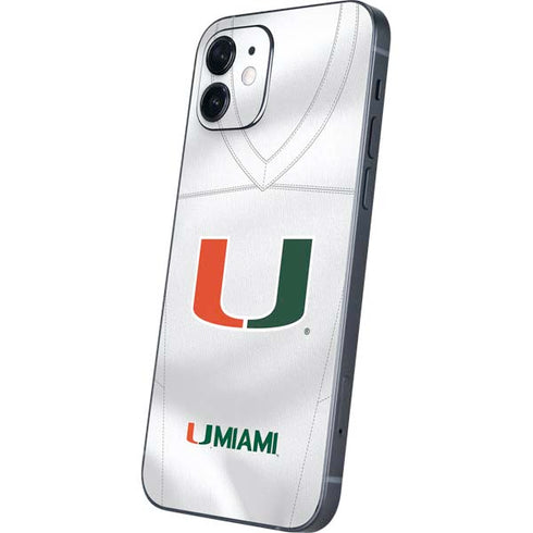University of Miami White Jersey iPhone 12 Mini Skin