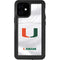 University of Miami White Jersey iPhone 12 Mini Waterproof Case
