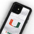 University of Miami White Jersey iPhone 12 Mini Waterproof Case