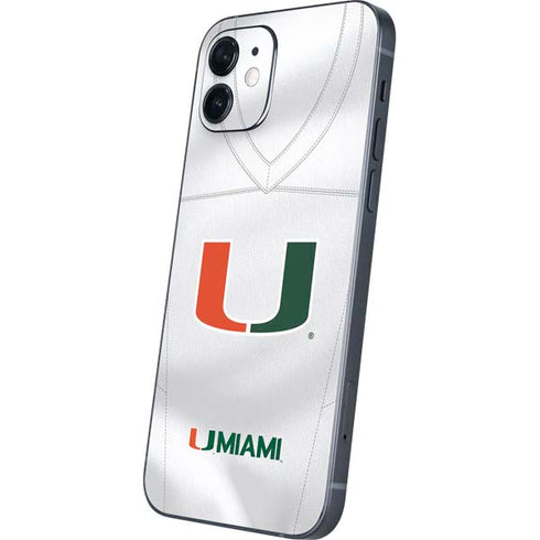 University of Miami White Jersey iPhone 12 Skin