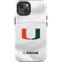 University of Miami White Jersey iPhone 13 Impact Case