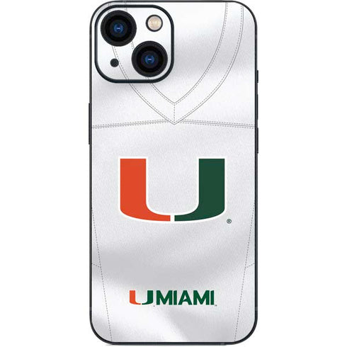 University of Miami White Jersey iPhone 13 Mini Skin