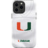University of Miami White Jersey iPhone 13 Pro Max Impact Case
