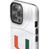 University of Miami White Jersey iPhone 13 Pro Max Impact Case