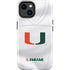 University of Miami White Jersey iPhone 14 Plus Impact Case