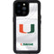 University of Miami White Jersey iPhone 14 Pro Max Waterproof Case