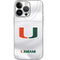 University of Miami White Jersey iPhone 14 Pro Skin