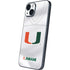 University of Miami White Jersey iPhone Skins