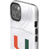 University of Miami White Jersey iPhone 15 Plus Impact Case
