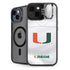 University of Miami White Jersey iPhone 15 Plus Kickstand Case