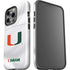 University of Miami White Jersey iPhone 15 Pro Impact Case