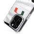 University of Miami White Jersey iPhone 15 Pro MagSafe Case