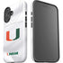 University of Miami White Jersey iPhone 16 Impact Case