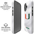 University of Miami White Jersey iPhone 16 Magsafe Impact Case