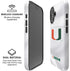 University of Miami White Jersey iPhone 16 Plus Magsafe Impact Case