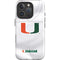 University of Miami White Jersey iPhone 16 Pro Magsafe Impact Case