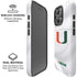 University of Miami White Jersey iPhone 16 Pro Magsafe Impact Case