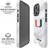 University of Miami White Jersey iPhone 16 Pro Max Magsafe Impact Case
