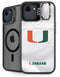University of Miami White Jersey iPhone 16e Kickstand Case