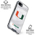 University of Miami White Jersey iPhone 16e Clear Case