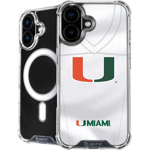 University of Miami White Jersey iPhone 17 MagSafe Case