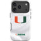 University of Miami White Jersey iPhone 18 Pro Impact Case