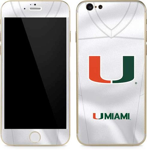 University of Miami White Jersey iPhone 6/6s Skin