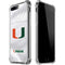 University of Miami White Jersey iPhone 7/8 Plus Clear Case