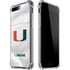 University of Miami White Jersey iPhone 7/8 Plus Clear Case