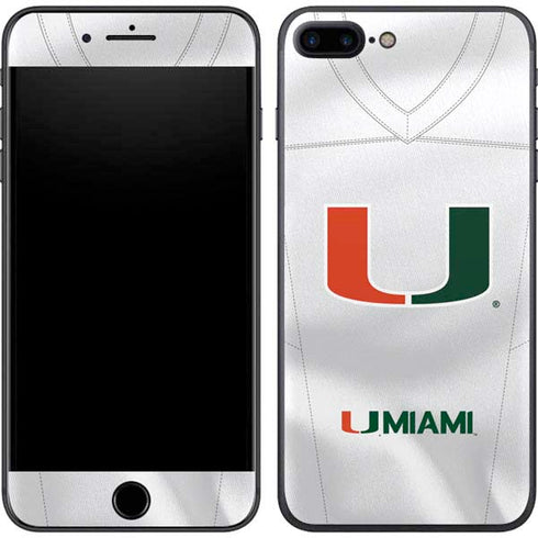 University of Miami White Jersey iPhone 7 Plus Skin