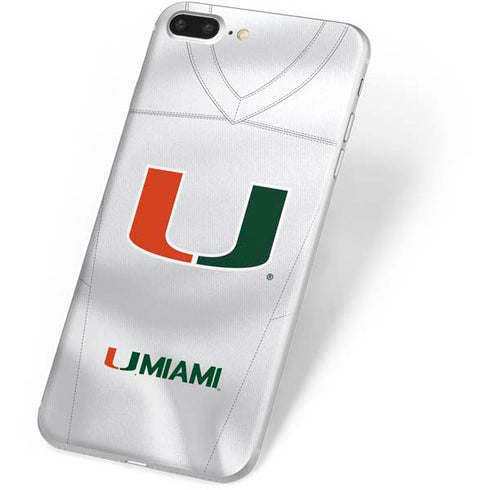 University of Miami White Jersey iPhone 7 Plus Skin