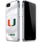 University of Miami White Jersey iPhone SE (2nd & 3rd Gen) Clear Case