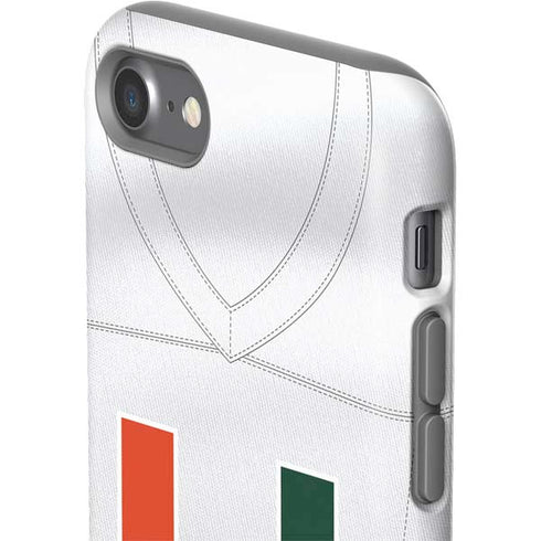 University of Miami White Jersey iPhone SE (2nd & 3rd Gen) Pro Case